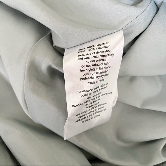 Oleg Cassini Bridesmaid's Dress Women's Size 14W Pistachio Green Fit Flare Midi - Picture 5 of 6